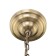 Suspendor Lamp Citilux "Ingvar" CL334293, 77x77x45 cm, 10x60W, E14, brown color