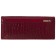 Nice purse, glossy skin, burgundy crocodile color