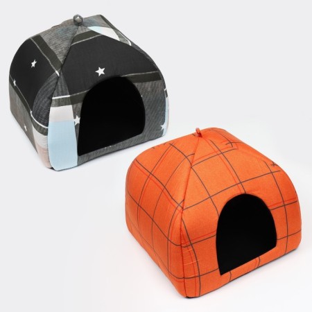 House-Yurt "Big" for animals 44 x 44 x 38 cm, mix of colors-8