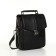 Male bag, guran tomp, artificial leather, black color