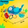 Soft “bird” suspension, on a crib and stroller