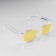 Sunglasses "ONESUN", UV 400, Duke 14.5 cm, width 14.5 cm, 4.5 x 5 cm, yellow