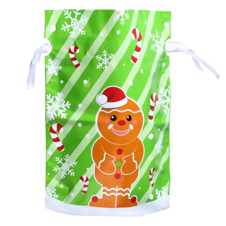 Gift package with ties, "gingerbread man", 24x32 cm-2