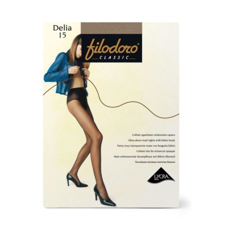 Women's tights Filodoro Delia, 15 Den, size 2, Playa color-1