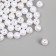Beads for creativity plastic "Pearls White rough" d = 0.8 cm set of 500 grams