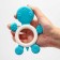 Silicon “Turtle” teething, mix color, crush me