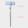 Okloma with a nozzle from a microfiber of a share, steel telescopic pen, 29 × 8 × 76 (116) cm