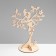 Story for jewelry "Forest Fairy" 25 × 12, thickness 3 mm, beige color