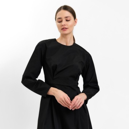 Women's dress Minaku: Casual Collection Black Color, Rr. 46-1