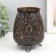 Summary metal, glass for 1 candle "Arab night" d = 6.5 cm brown-medal 13.5x17 cm