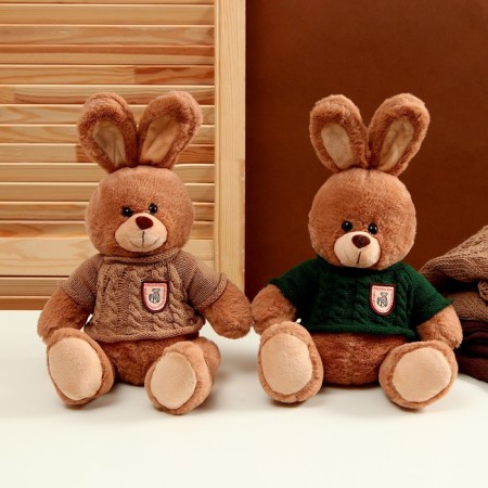 Soft toy "Bunny", in a sweater, 25 cm, color mix-4