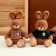 Soft toy "Bunny", in a sweater, 25 cm, color mix