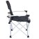 Folding chair with hard armrests, 67/60 x 55 x 48/97 cm, black/gray color