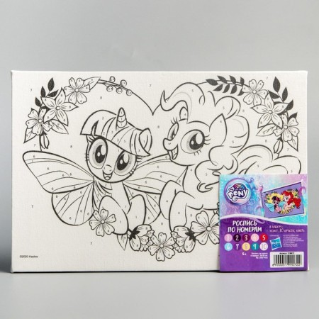 Picture on numbers for children, 20x30 cm, My Little Pony-3