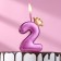 Candle for the Crown cake, number "2", 5.5 cm, on a skewer
