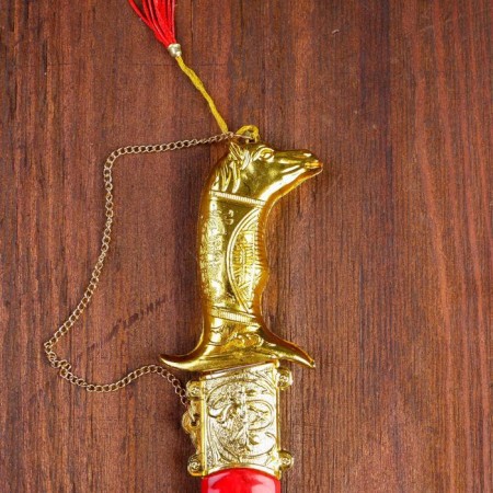 Souvenir knife, 19 cm, horse -shaped handle, mix-3
