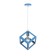 Lamp Bayerlux suspension Bayerlux "square" 1x40W E27 blue 16x16x18-116 cm