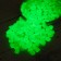Decorative stones for the aquarium, luminous, 8-11 mm, 200 g, green