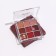 Professional palette of eyelid shadows with glitter, 9 colors