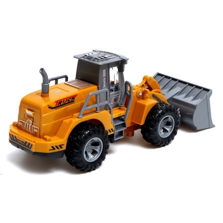 Radio -controlled excavator "bulldozer", works from batteries-2