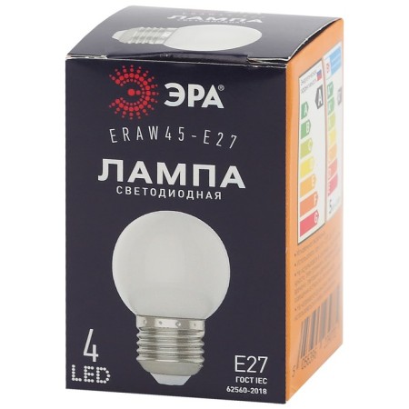 LED LED era Belt "Shar", 1 W, E27, 45 lm, 3000k, glow warm white-3