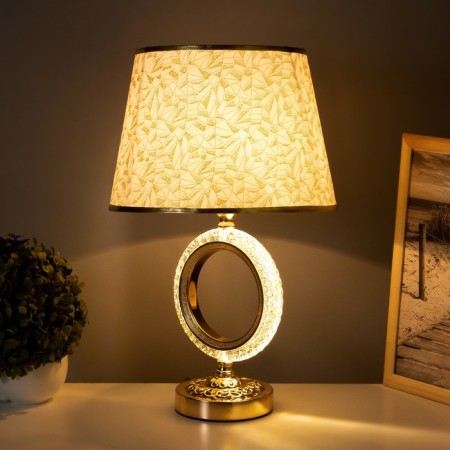REE TELL "REE" 1x40W E27+backlight, gold 27x27x44cm-1
