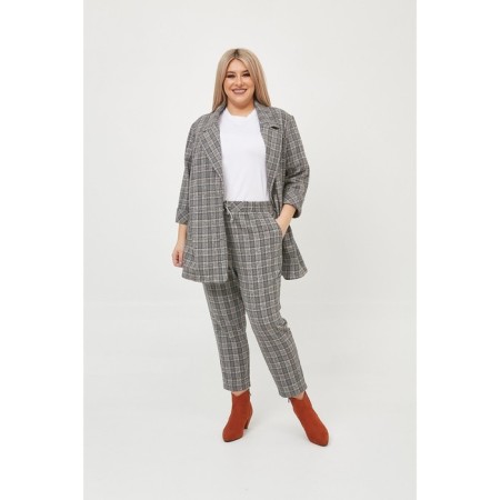 Female costume, size 56, gray color-1