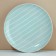 Ceramic “Line” plate, 22.5 cm, blue color