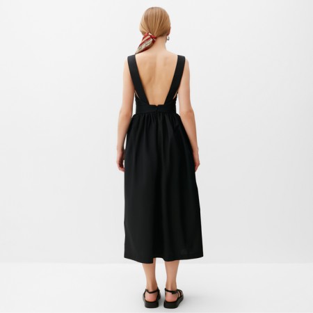 Women's dress Minaku: Casual Collection Black Color, Rr. 44-4