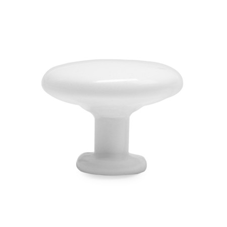 Ручка кнопка ТУНДРА LIGHT PK036WH, белая, 8 шт TMP-4