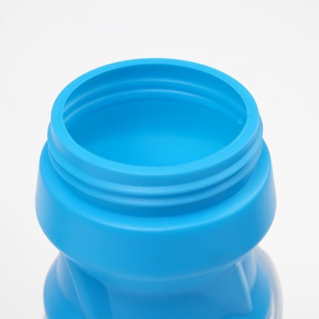 Bicycle bottle, 650 ml, "Master K.", with fastening, blue-2