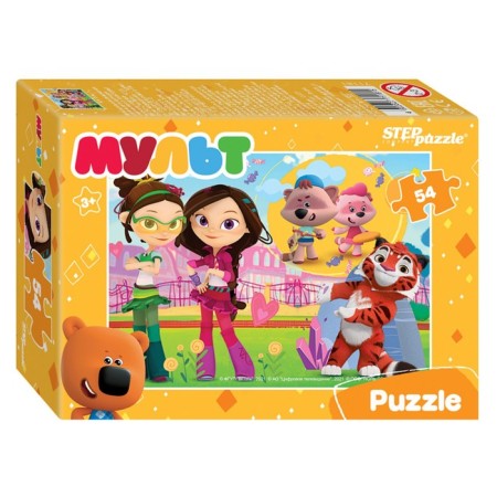 Puzzle "Cartoons: Mi-Mi-Mimka. Fairytale patrol ", 54 elements, mix-6