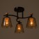 Alatea chandelier 3he27 40w Black 50x50x27 cm Bayerlux