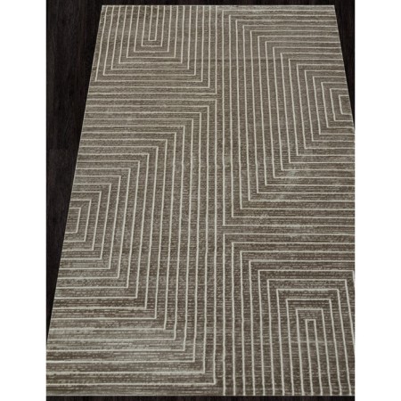 Rectangular carpet Valentis sirocco, size 80x150 cm, color Brown/Beige-1