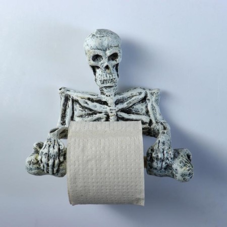 Skeleton toilet holder 18x22cm-4