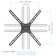 Wall bracket for LED/LCD TVs Kromax Corbel-6