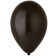 Latex ball 12 ", pastel, set 100 pcs., Black color