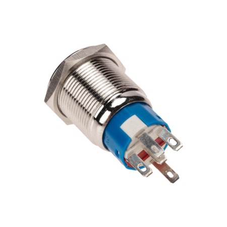 Anti-Vandal button Ø19 12V (LED) FEC (5C) OFF-on/ON -OFF subvar/Red Rexant-2