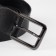 A belt buckle, 4 × 4.4 cm, 30 mm, black nickel color