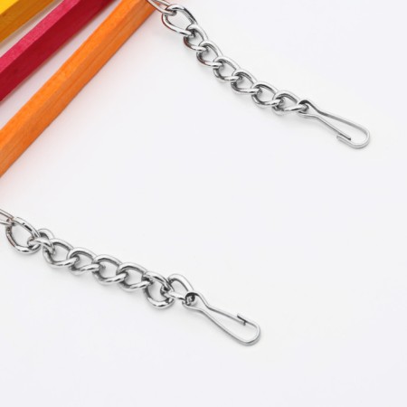 Toy for birds "Rainbow" with bells, 25 x 12 cm-2