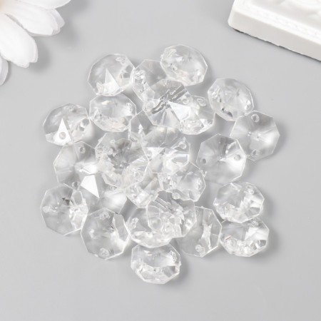 Set of decor for creativity Plastic "Binogrannik-Crystal" set 20 grams 0.7x1.4x1.4 cm-1