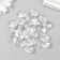 Set of decor for creativity Plastic "Binogrannik-Crystal" set 20 grams 0.7x1.4x1.4 cm