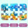 Soft puzzle for kids "Sea World", 6 parts, crumb I