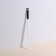 Makeup brush, mowed, 15 (+/- 1) cm, white color