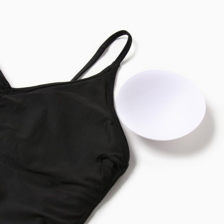 Swimsuit Asseting female plain minaku color black, size 44-5