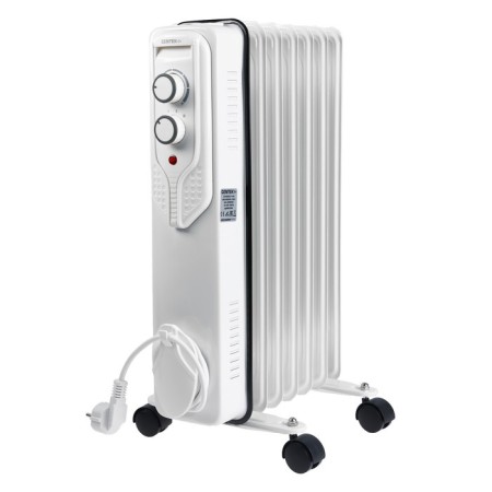 CENTEK CT-6205 heater, oil, floor, 1500 W, 15 m², 7 sections, white
