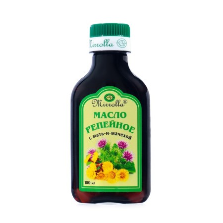 Burdock oil Mirrolla with coltsfoot, 100 ml