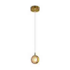 Suspension lamp Maytoni Mod299PL-L10BS3K, LED, 10 W, 140x130x3180 mm, 1280 lm, 3000k, brass