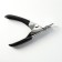 Gilotine clawerus with a rubberized handle, a hole of 7 mm, black