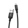 Hoco X14 cable, micro USB - USB, 2 A, 2 m, fast charging, nylon braid, black